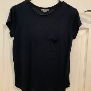 Vince | Black | Short Sleeve Shirt with Pocket